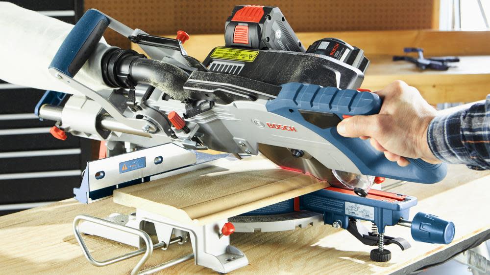 Bosch 18V 8-1/2 In. Single-Bevel Slide Miter Saw (Bare Tool) - Ascmtools