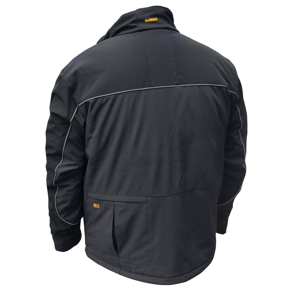DEWALT Unisex Lightweight Heated Bare Tool Soft Shell Black Work Jacket Medium - Ascmtools