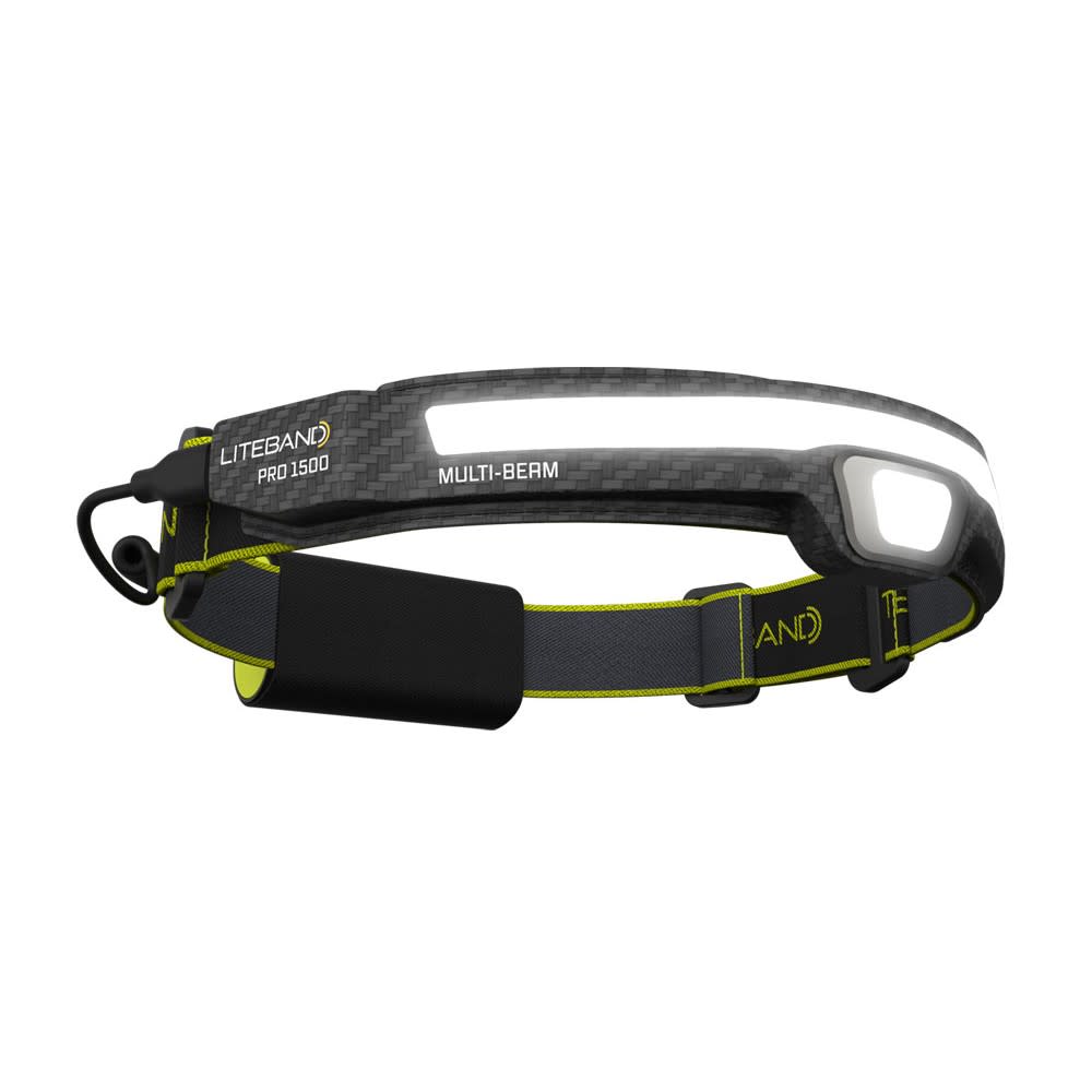 Liteband Pro 1500 MB Carbon Fiber LED Rechargeable Headlamp - Ascmtools