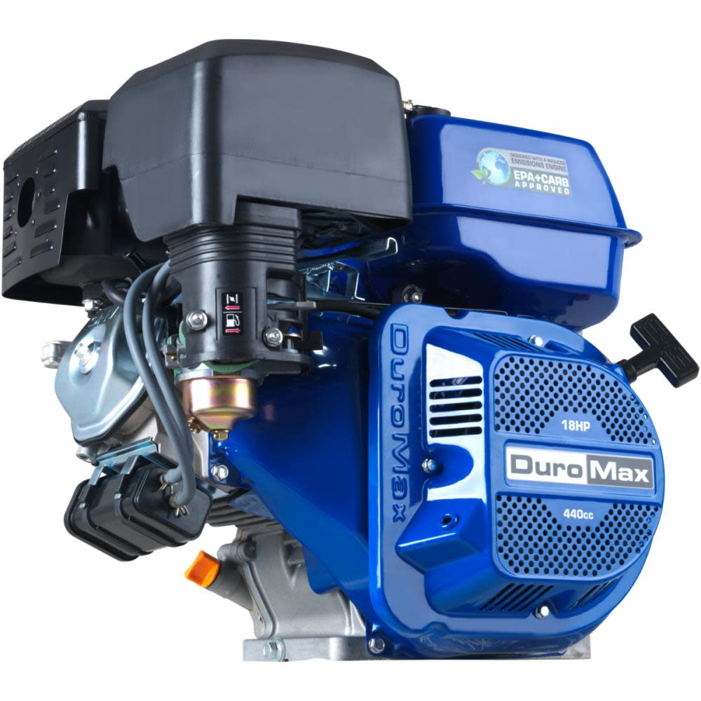 Duromax Engine 440cc Gas 1″ Shaft Recoil Start - Ascmtools