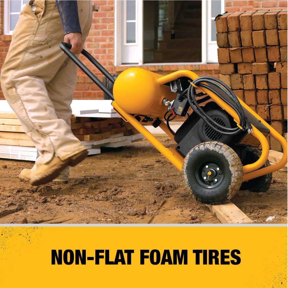 DEWALT HEAVY-DUTY 200PSI 4.5 GALLON ELECTRIC WHEELED COMPRESSOR (D55146) - Ascmtools