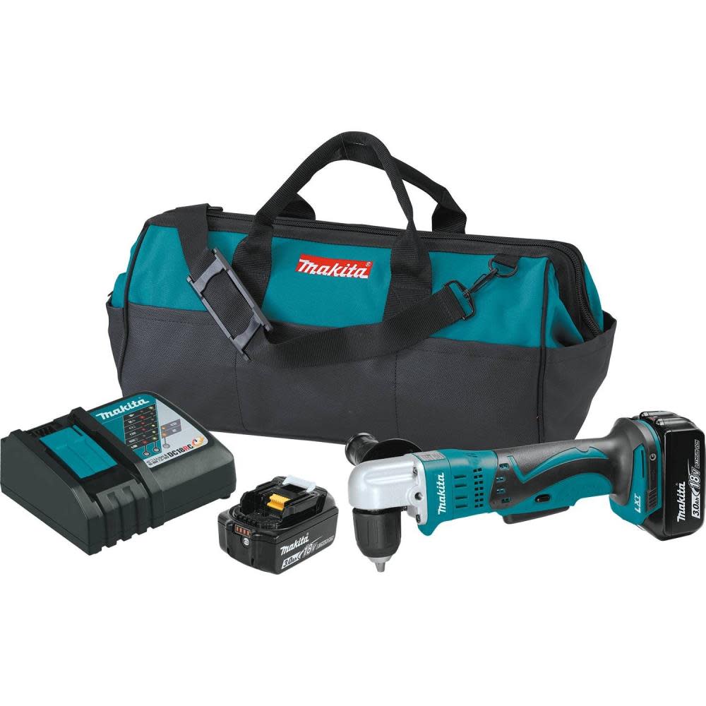Makita 18V LXT Lithium-Ion Cordless 3/8 in. Angle Drill Kit - Ascmtools