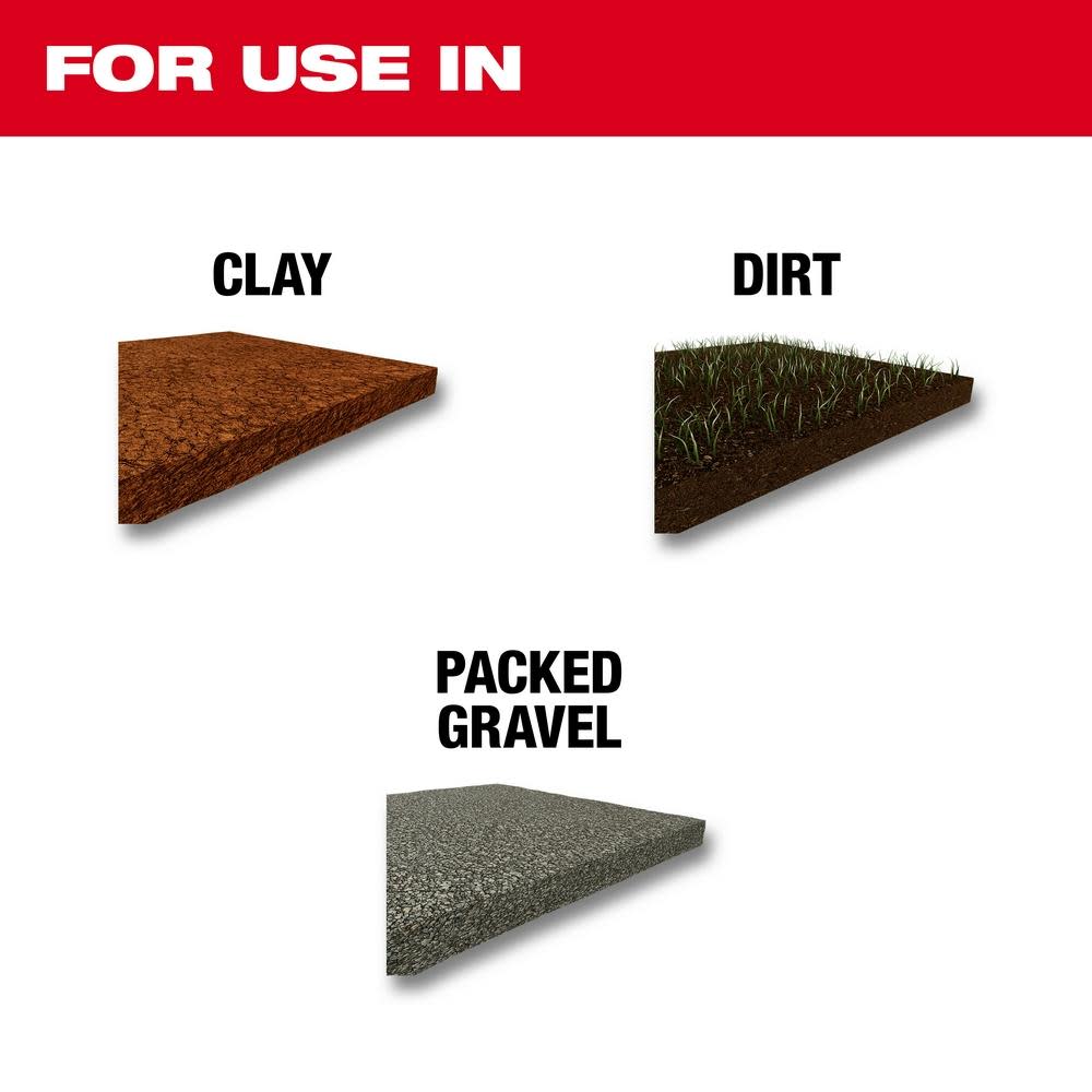 Milwaukee SDS-Max 4-1/4 in. x 16 in. Clay Spade - Ascmtools