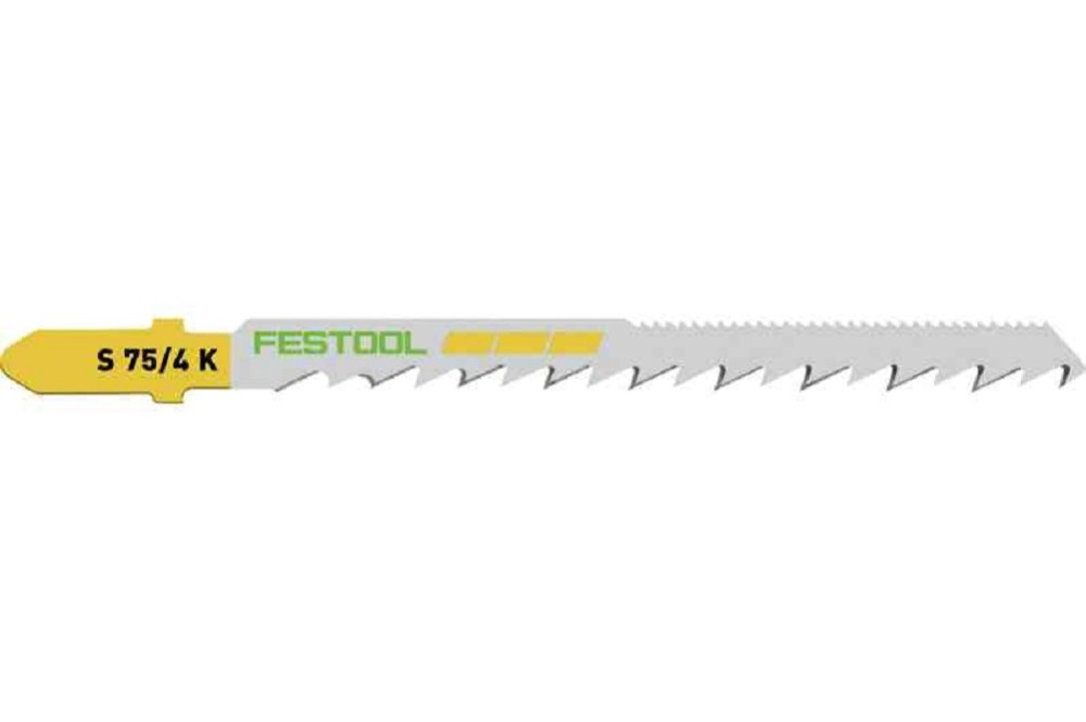 Festool Jigsaw Blades S 75/4 K Scrolling Cut – Pack of 5 - Ascmtools