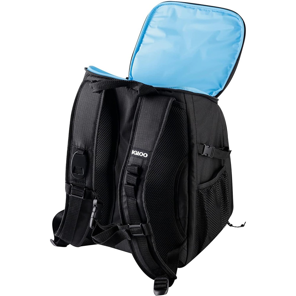 Igloo Backpack Outdoorsman Cooler Black Gizmo 30 Can - Ascmtools
