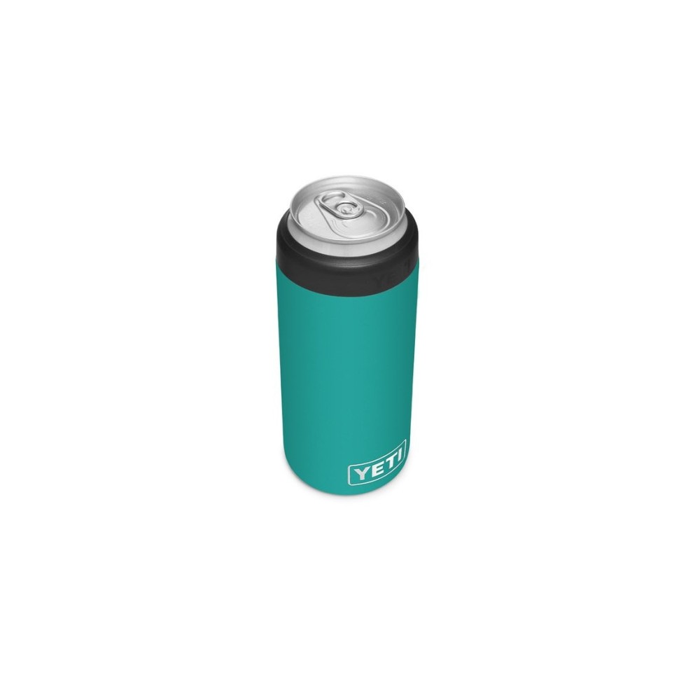Yeti Rambler Colster Slim Can Insulator 12oz Aquifer Blue - Ascmtools