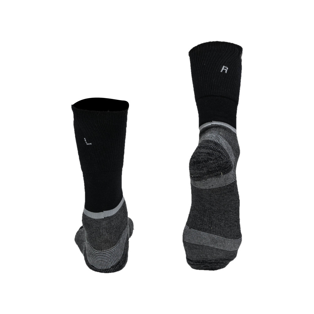 Mobile Warming Merino Heated Socks Unisex 3.7V Dark Gray Small - Ascmtools