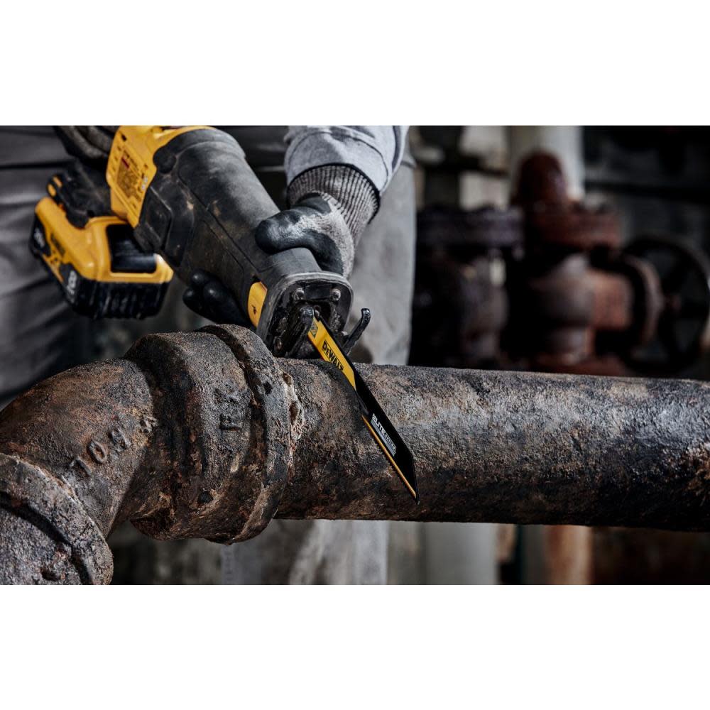 DEWALT ELITE SERIES Reciprocating Saw Blade 1pk Carbide Tipped 9″ 8 TPI Metal Cutting - Ascmtools