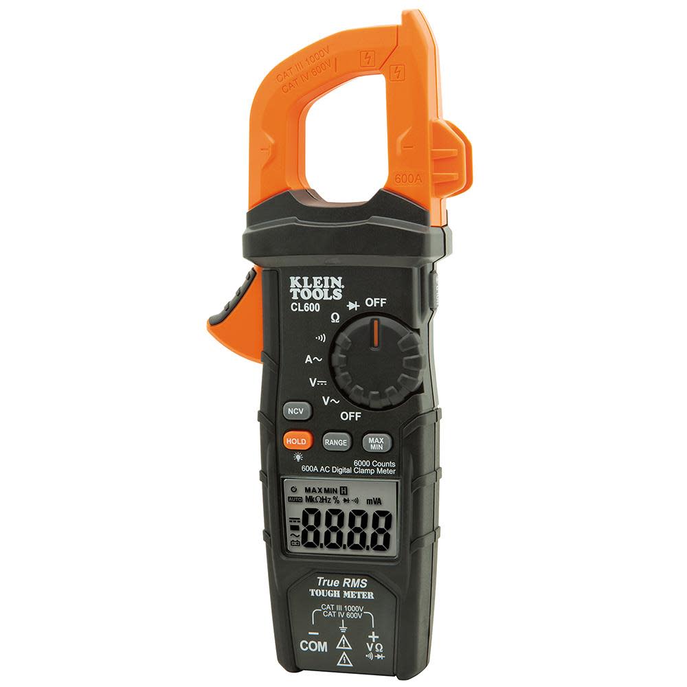 Klein Tools Digital Clamp Meter AC Auto 600A - Ascmtools