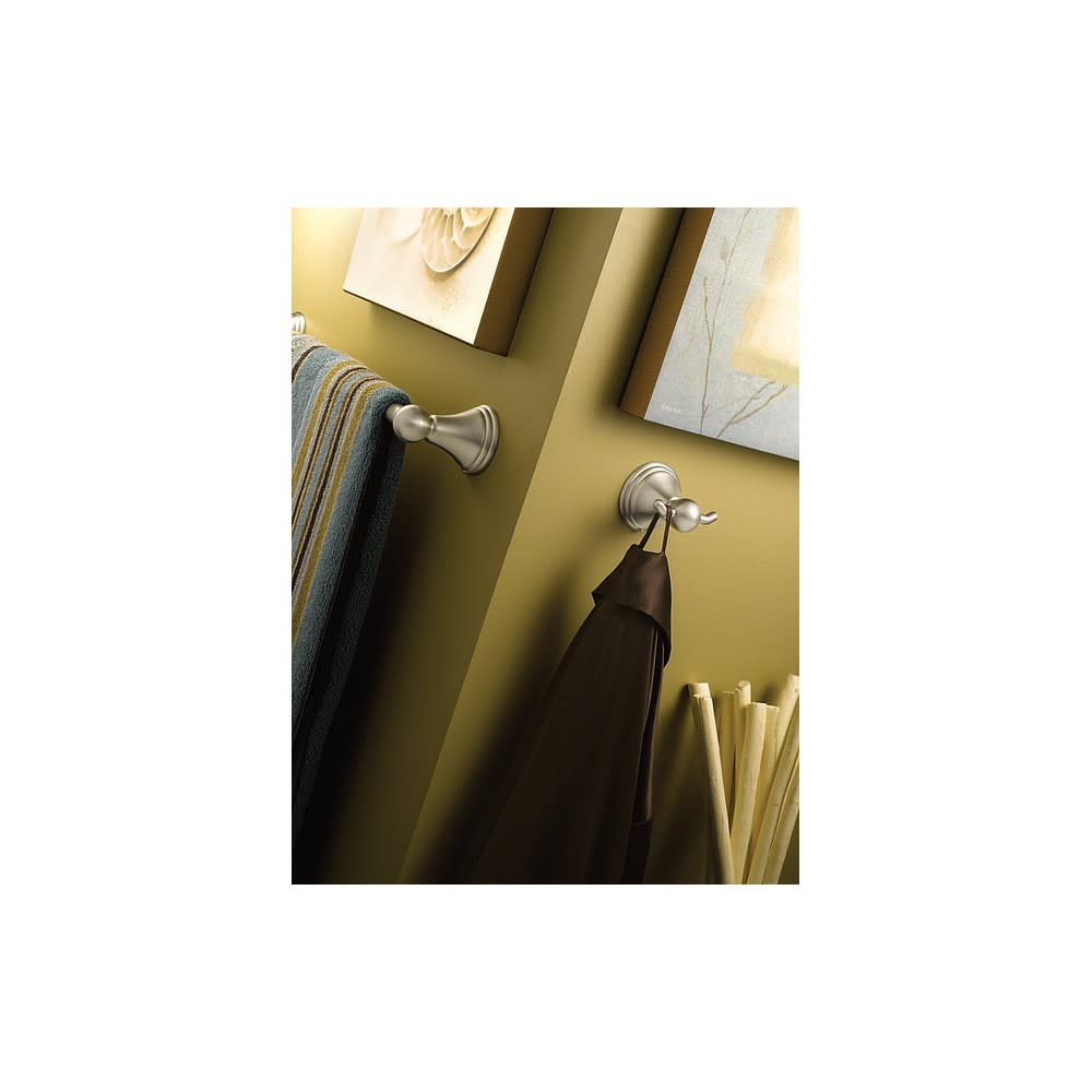 Moen Preston Towel Bar Brushed Nickel Aluminum 24″ - Ascmtools