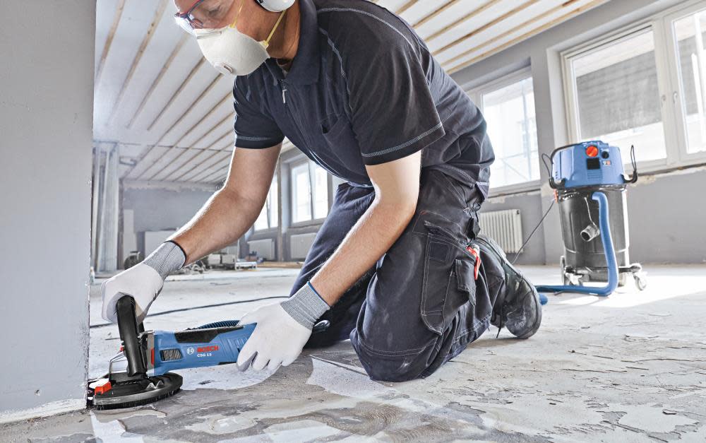 Bosch 5 In. Concrete Surfacing Grinder with Dedicated Dust-Collection Shroud - Ascmtools