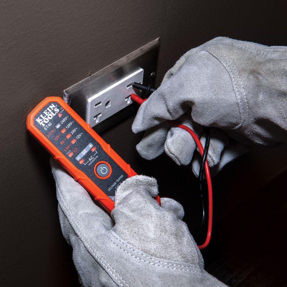 Klein Tools Electronic AC/DC Voltage Tester - Ascmtools