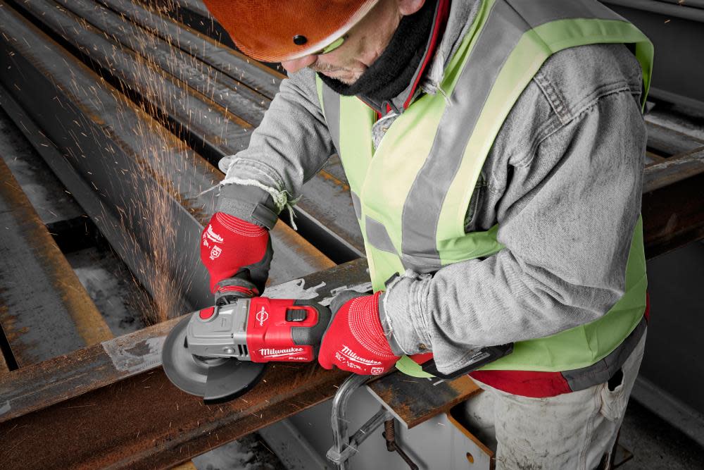 Milwaukee M18 FUEL 4 1/2″-6″ Lock On Braking Grinder with Slide Switch Bare Tool Reconditioned - Ascmtools