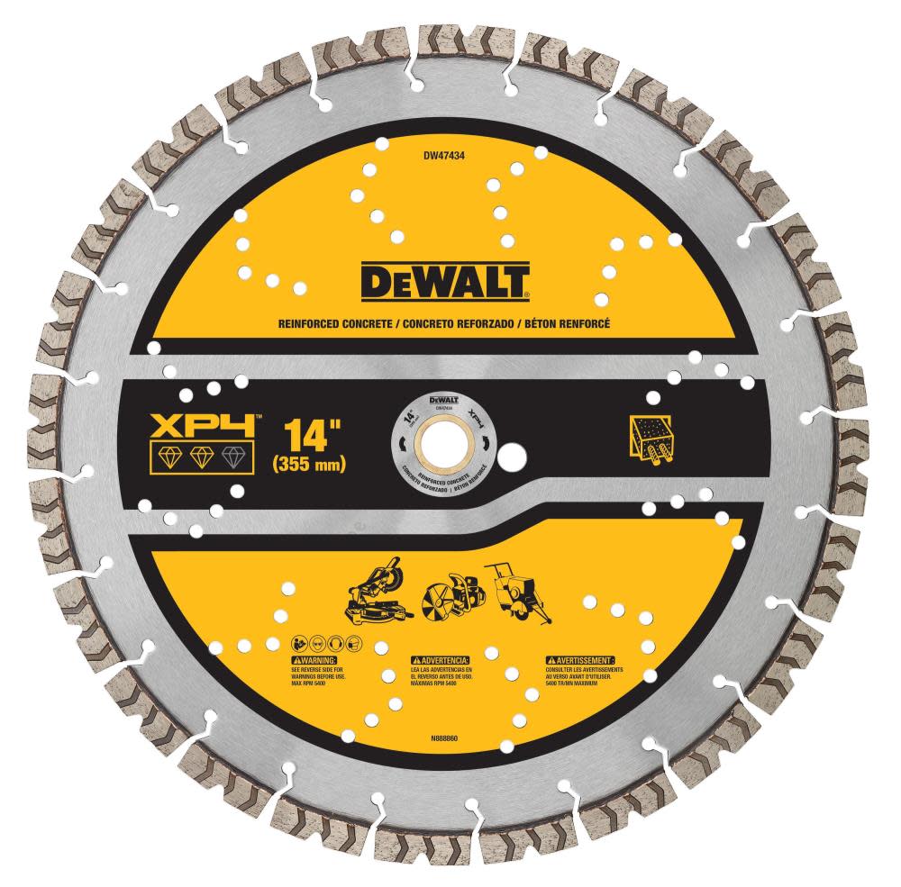 DEWALT 14IN SEGMENTED XP4 REINFORCED CONCRETE - Ascmtools