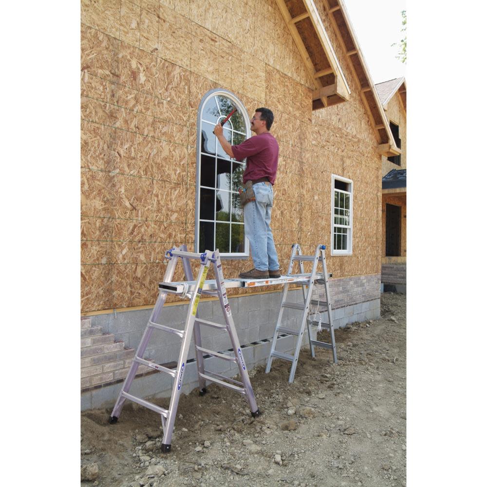 Werner 22 Ft. Reach Height Type IA Aluminum Multi-Position Ladder - Ascmtools