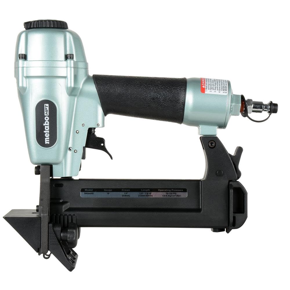 Metabo HPT 1-9/16 18-Gauge 1/4″ Crown Flooring Stapler | N4004AB - Ascmtools