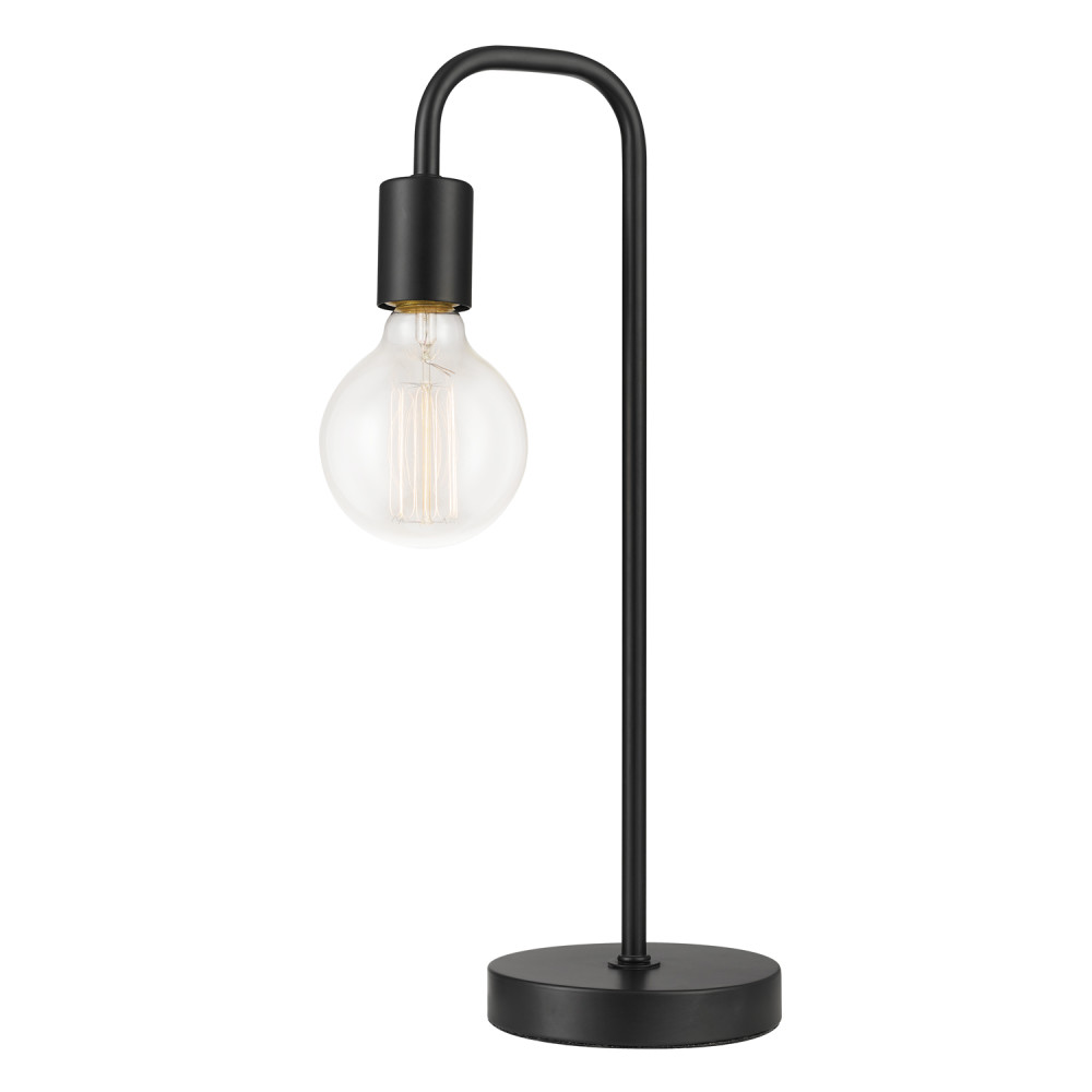 Globe Electric Holden Scandinavian Table Lamp 18″ Satin Black - Ascmtools