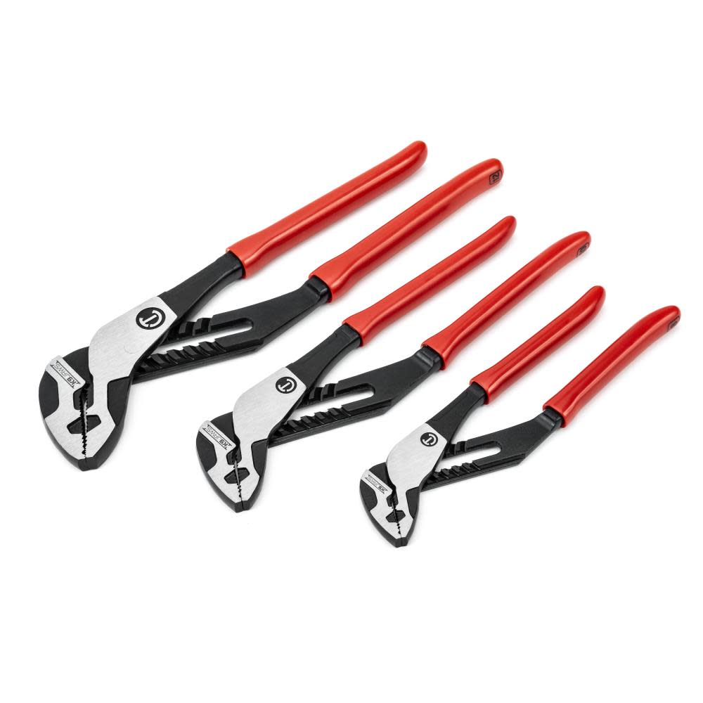 Crescent Z2 Tongue & Groove Pliers Set K9 Jaws 3pc - Ascmtools