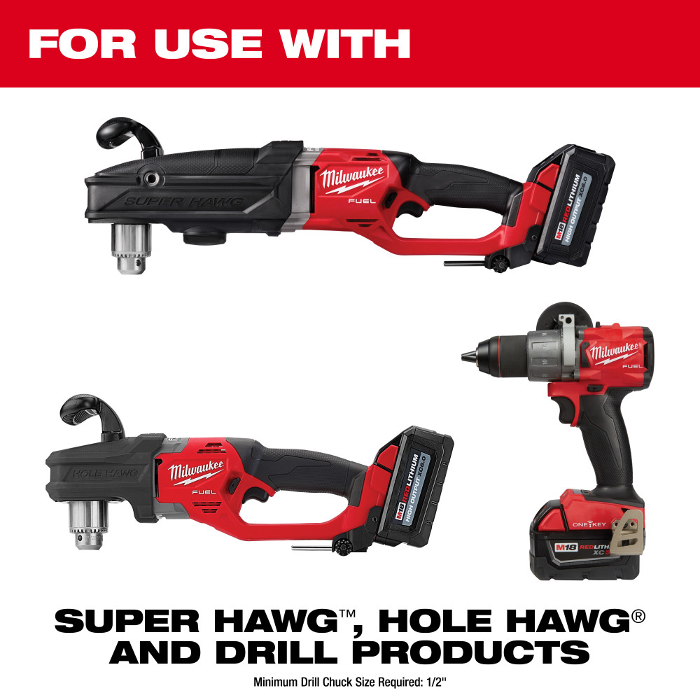 Milwaukee 10 pc. Big Hawg with Carbide Teeth Kit - Ascmtools
