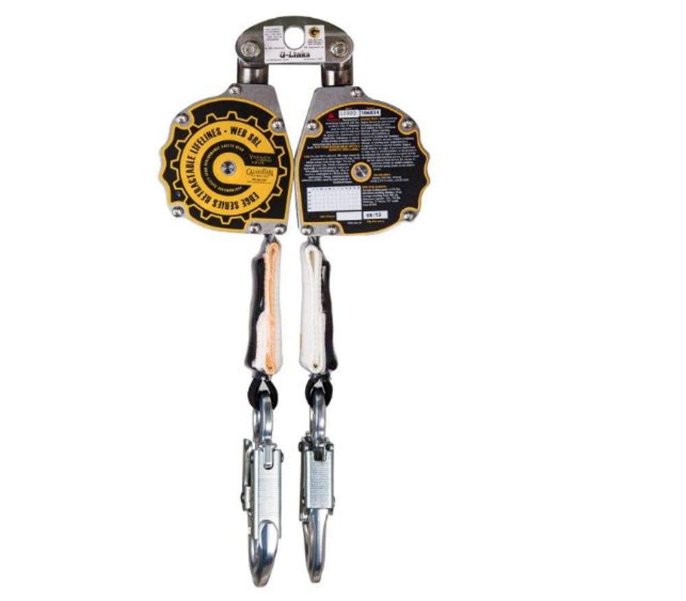 Guardian Fall Protection 6′ G-Link Dual Retractable SRL - Ascmtools