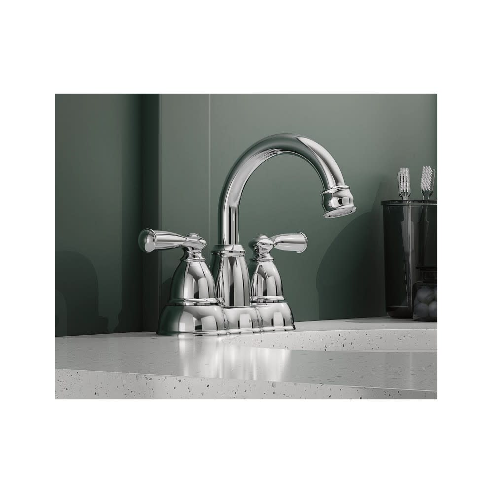 Moen Banbury Bathroom Lavatory Faucet Chrome 2 Handle High Arc - Ascmtools