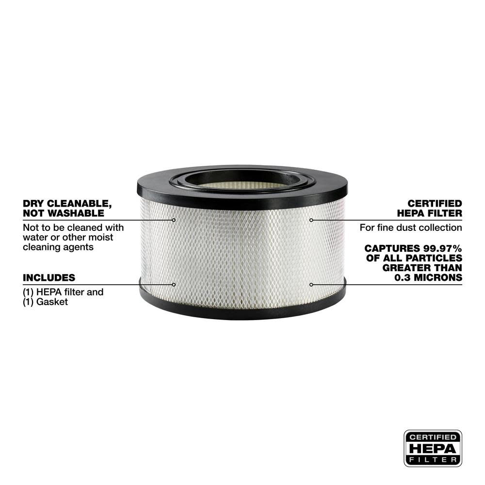 Milwaukee HEPA Filter - Ascmtools