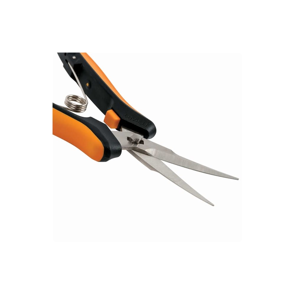 Fiskars Steel Blade Curved Pruning Snip with Softgrip Handle - Ascmtools