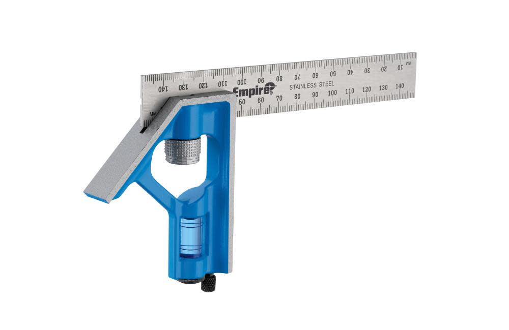 Empire Level 150 mm True Blue Combination Square - Ascmtools