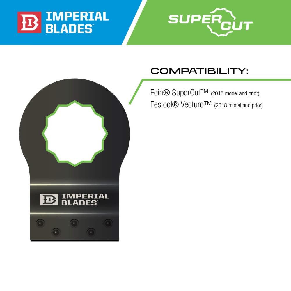 Imperial Blades SuperCut 1 1/4″ Hardwood Blade 25pc - Ascmtools