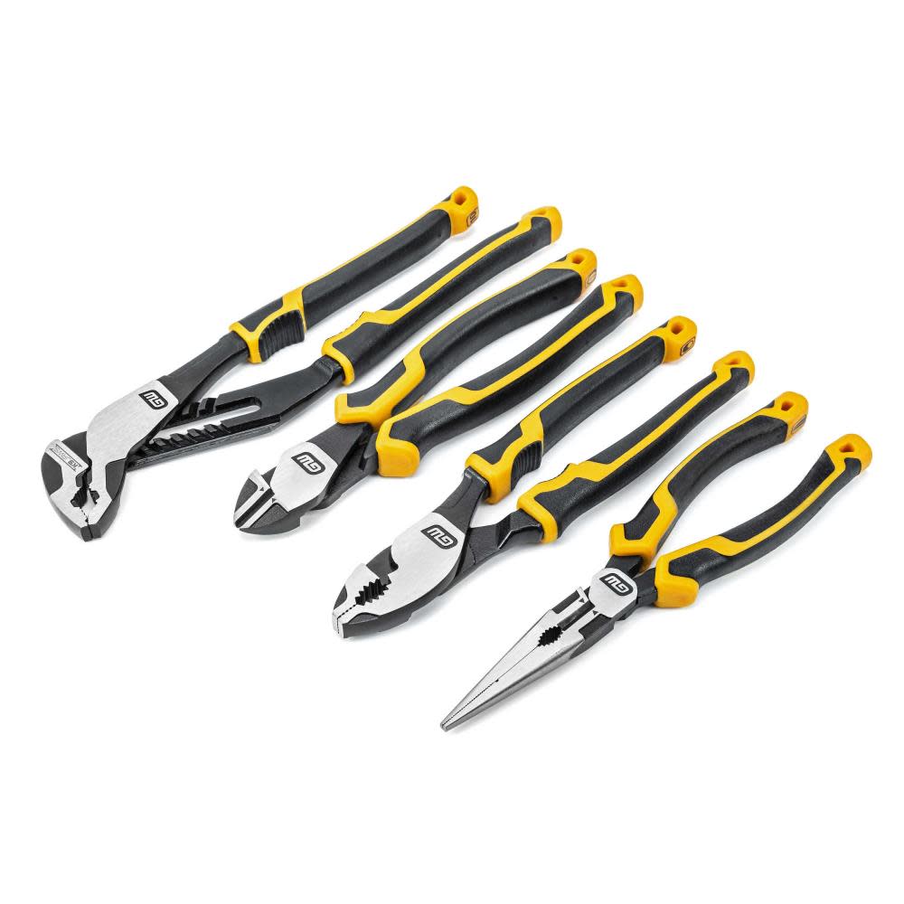 GEARWRENCH Pitbull Mixed Plier Set Dual Material 4pc - Ascmtools