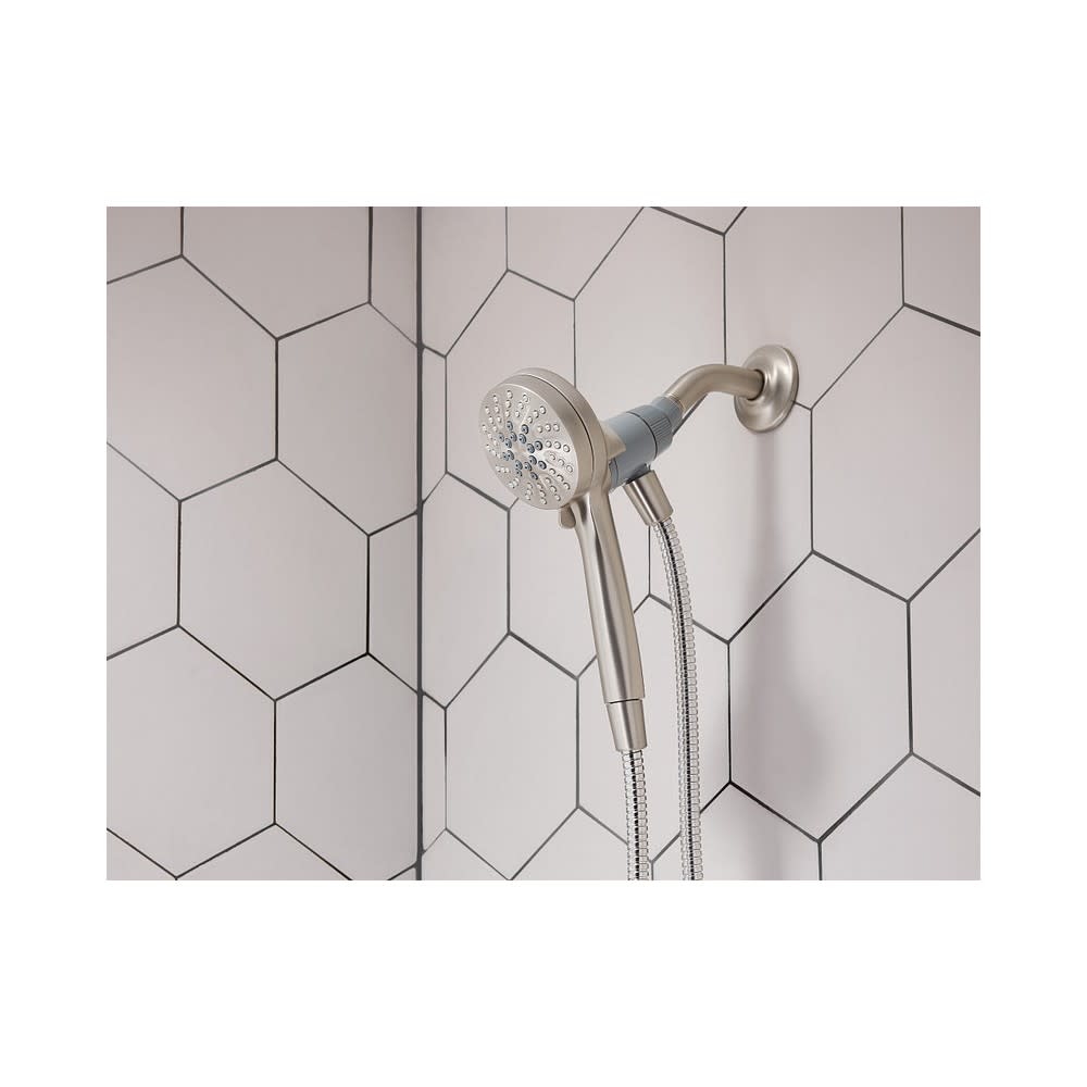 Moen Engage Spot Resist Nickel Eco Performance Handheld Shower - Ascmtools