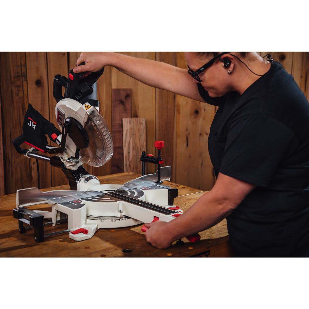 JET 10″ Sliding Dual Bevel Compound Miter Saw - Ascmtools