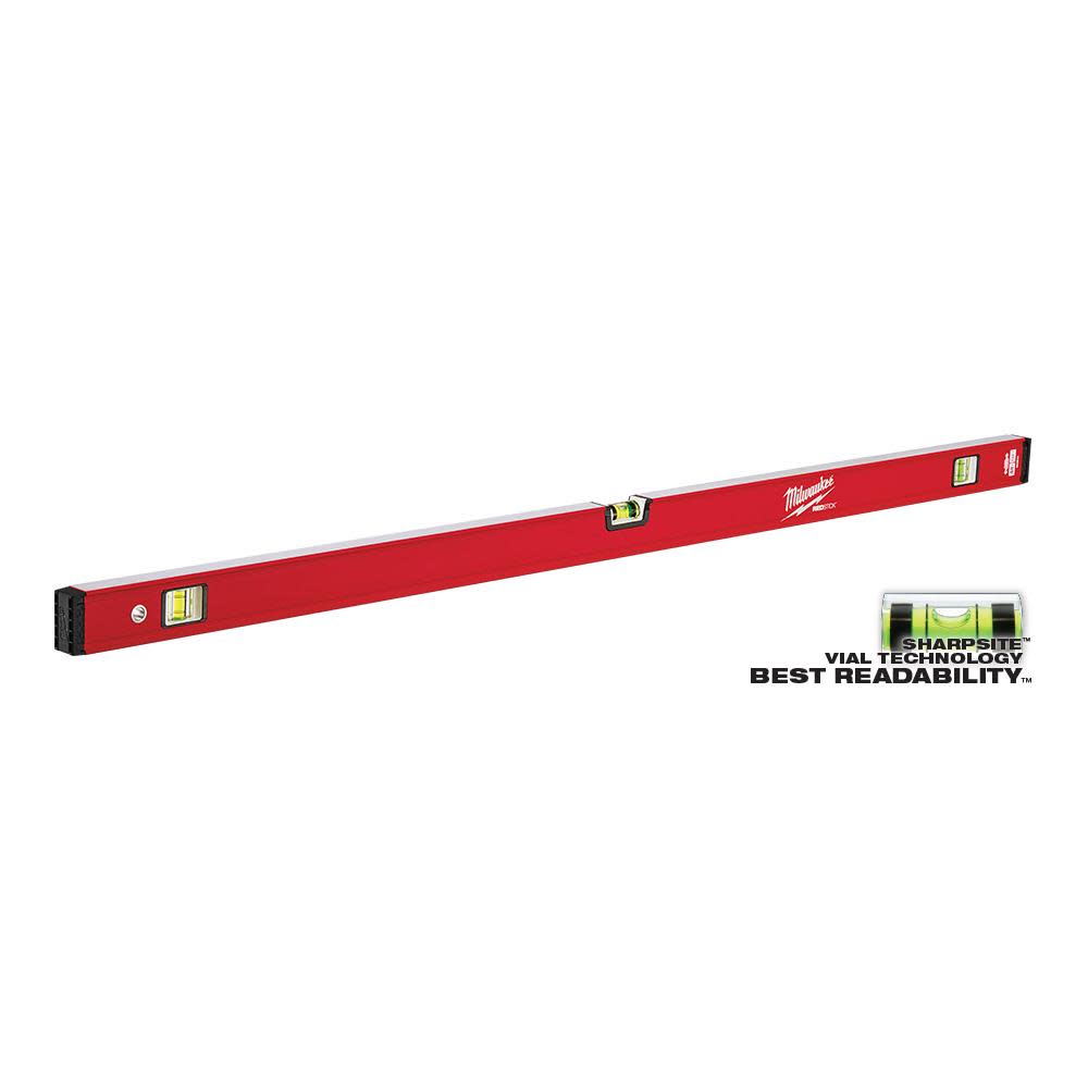 Milwaukee 48 In.REDSTICK Compact Box Level - Ascmtools