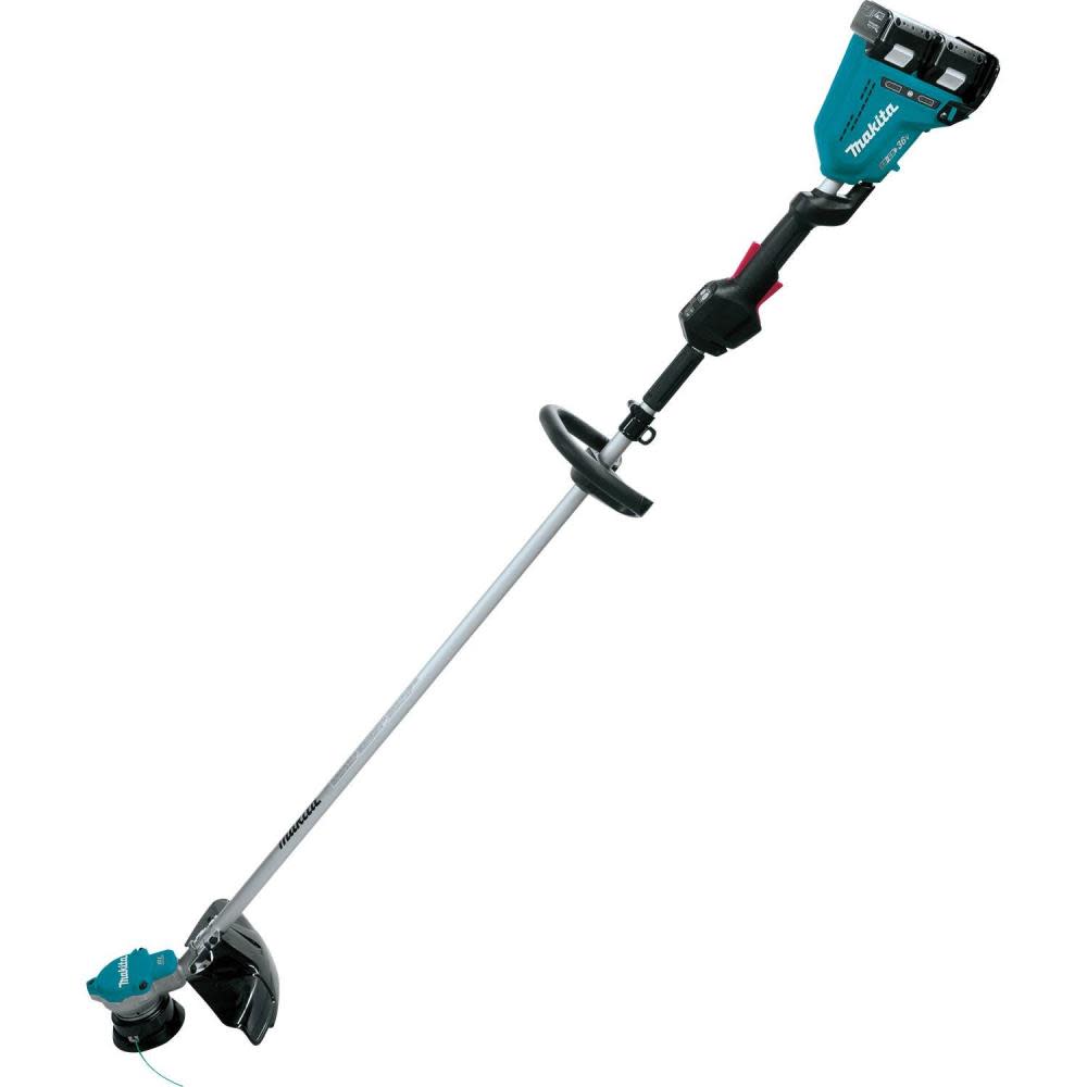 Makita 18V X2 LXT Lithium-Ion (36V) Brushless Cordless String Trimmer Kit (5.0Ah) and Brushless Angle Grinder - Ascmtools