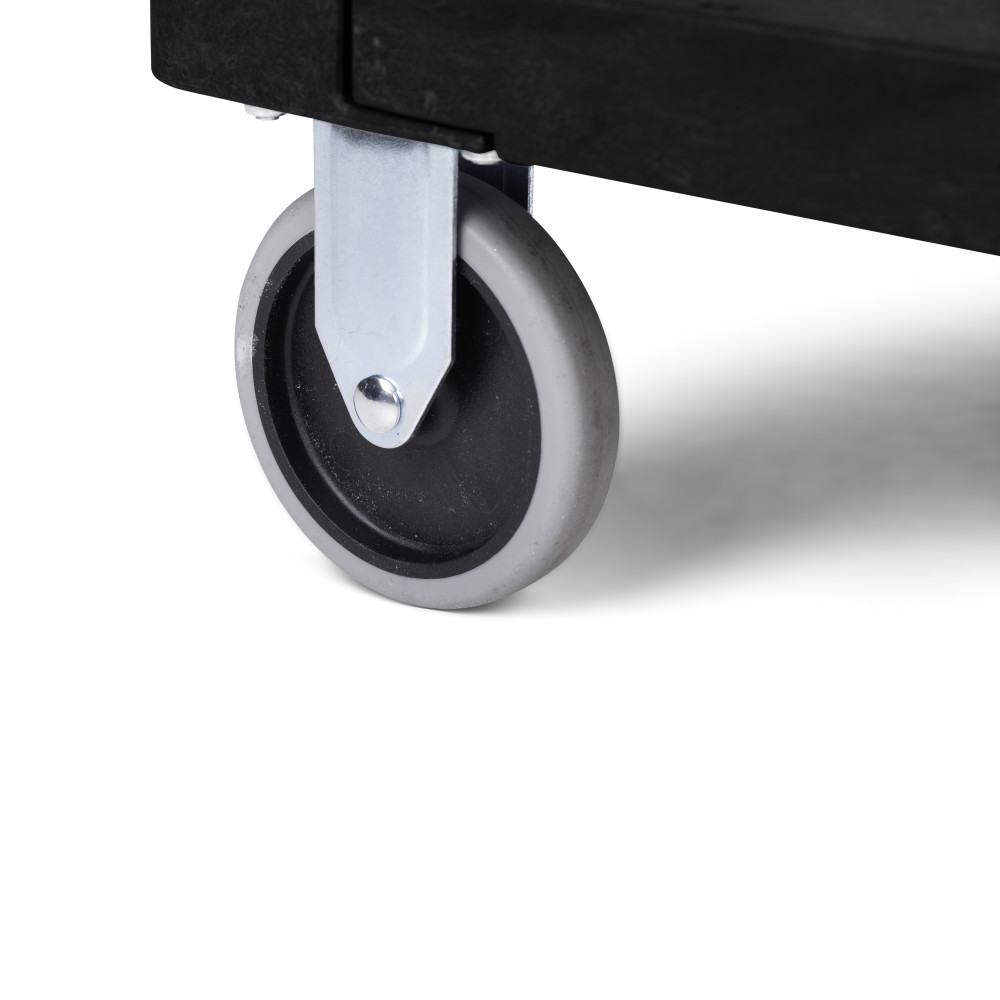 Toter Material Handling Utility Cart with Flat Top and Straight Handle - Ascmtools