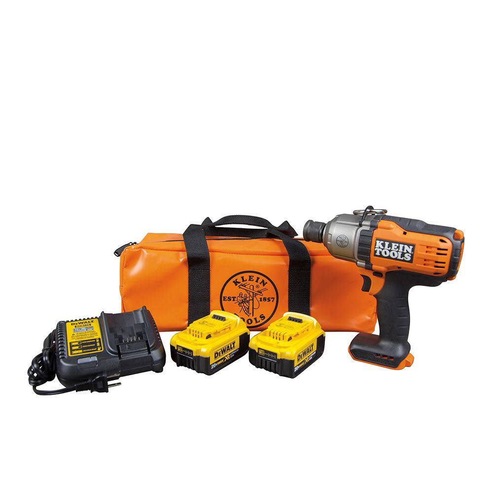 Klein Tools Cordless Impact Wrench Kit 7/16″ - Ascmtools