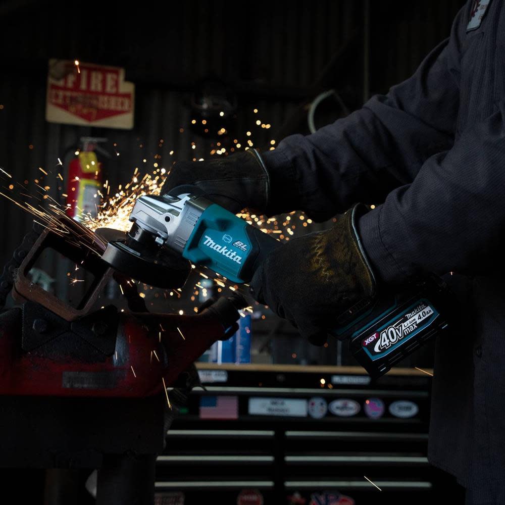 Makita XGT 40V max Paddle Switch Angle Grinder Kit 4 1/2 / 5″ - Ascmtools