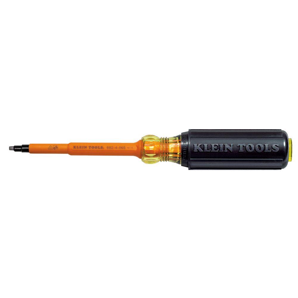 Klein Tools #2 Insulated Screwdriver 4″ Shank - Ascmtools