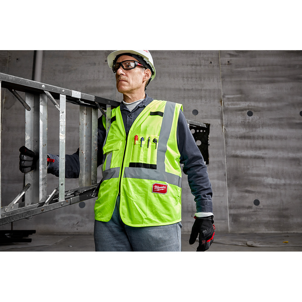 Milwaukee High Vis Safety Vest Class 2 - Ascmtools
