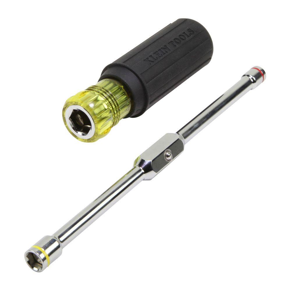 Klein Tools 2-in-1 Nut Driver Hex 1/4″ 5/16″ - Ascmtools