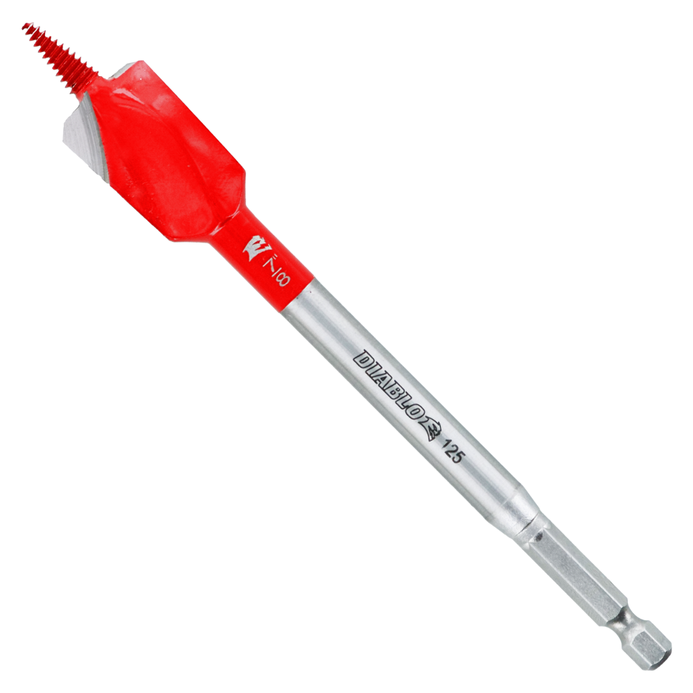 Diablo Tools 7/8″ x 6″ Demo Demon Spade Bit for Nail Embedded Wood - Ascmtools