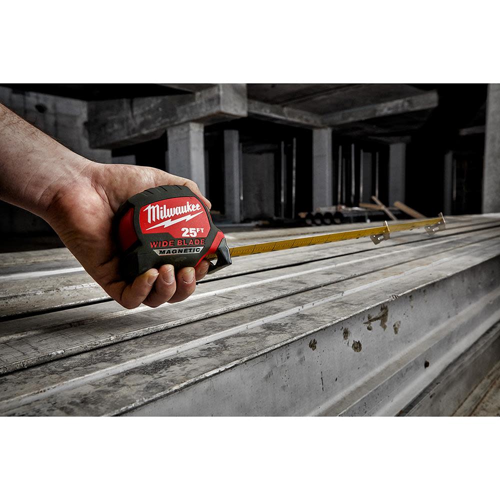 Milwaukee 16Ft Wide Blade Magnetic Tape Measure - Ascmtools
