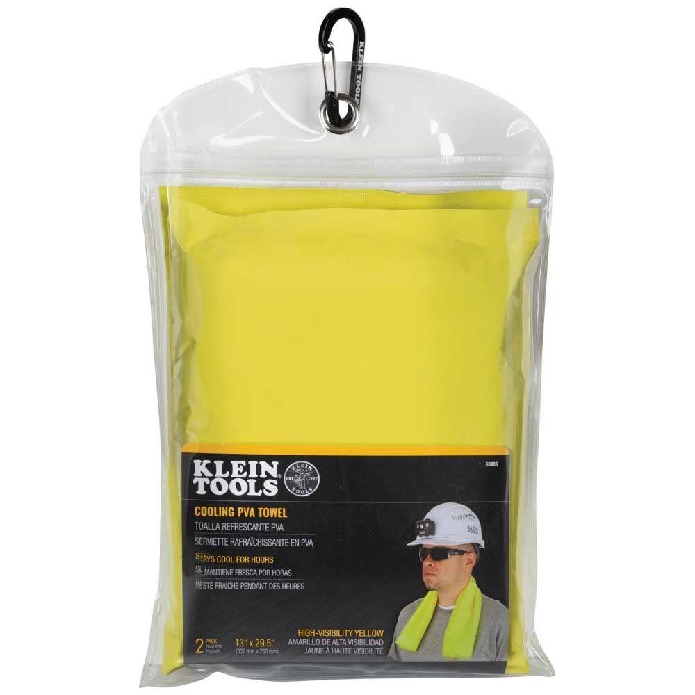 Klein Tools Cooling PVA Towel Yellow 2pk - Ascmtools
