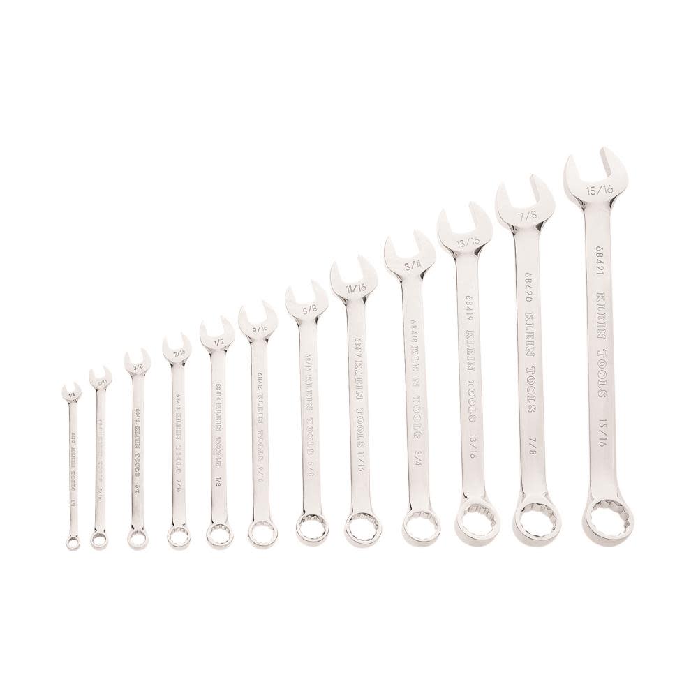 Klein Tools 12 Piece Combination Wrench Set - Ascmtools