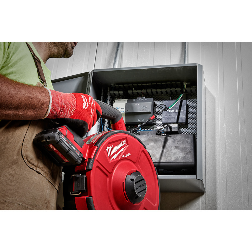 Milwaukee M18 FUEL Angler 240′ Steel Pulling Fish Tape Kit - Ascmtools