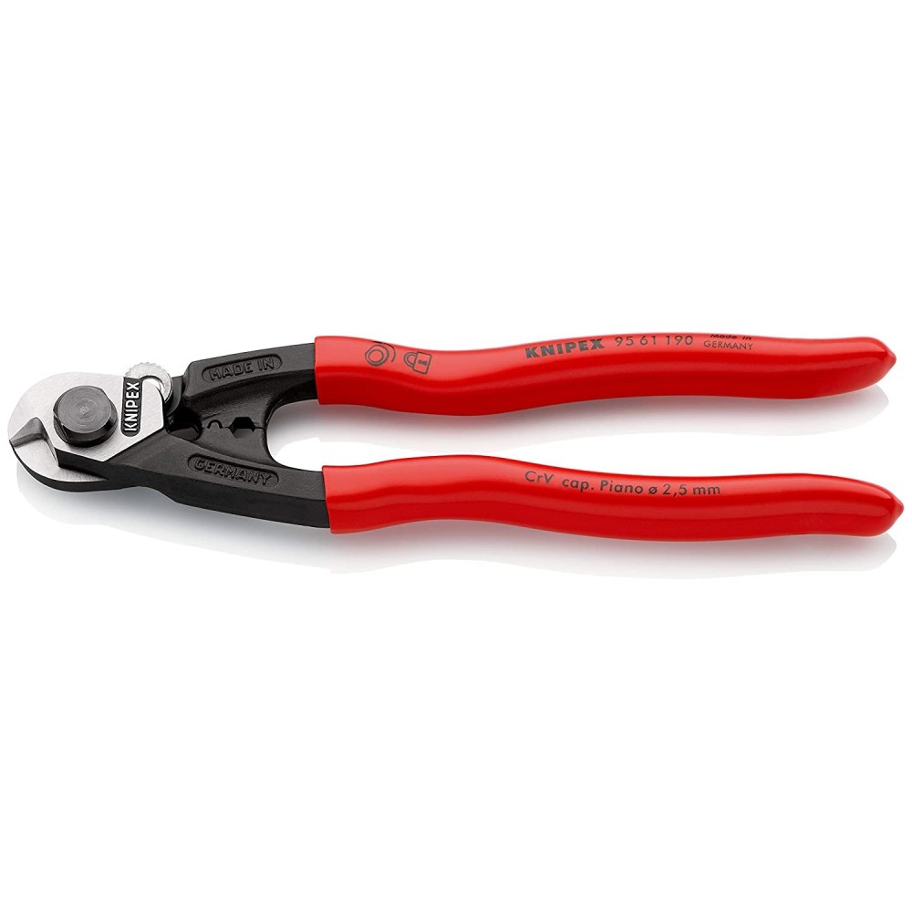 Knipex Wire Rope Cutter Forged 190mm - Ascmtools