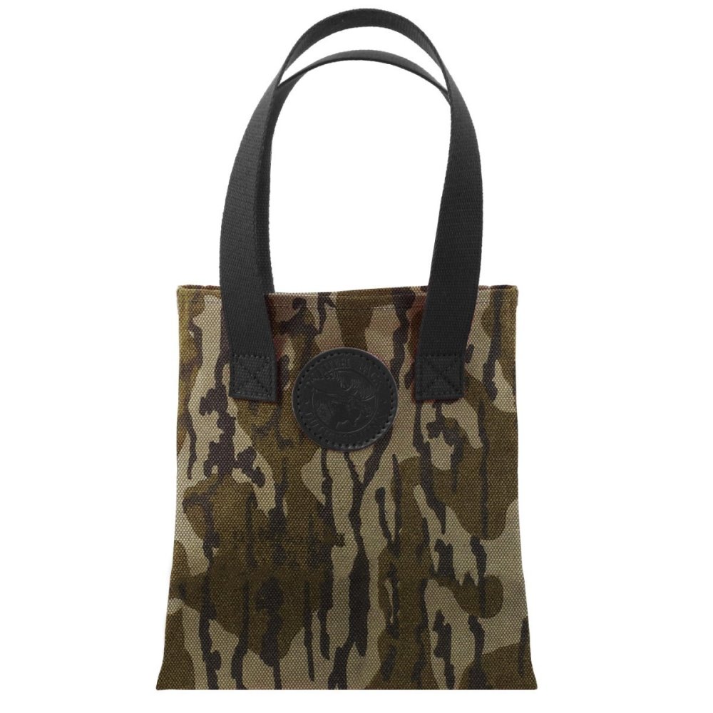 Duluth Pack 6 Liter Capacity Mossy Oak Bottomland Canvas Box Style Promo Tote - Ascmtools