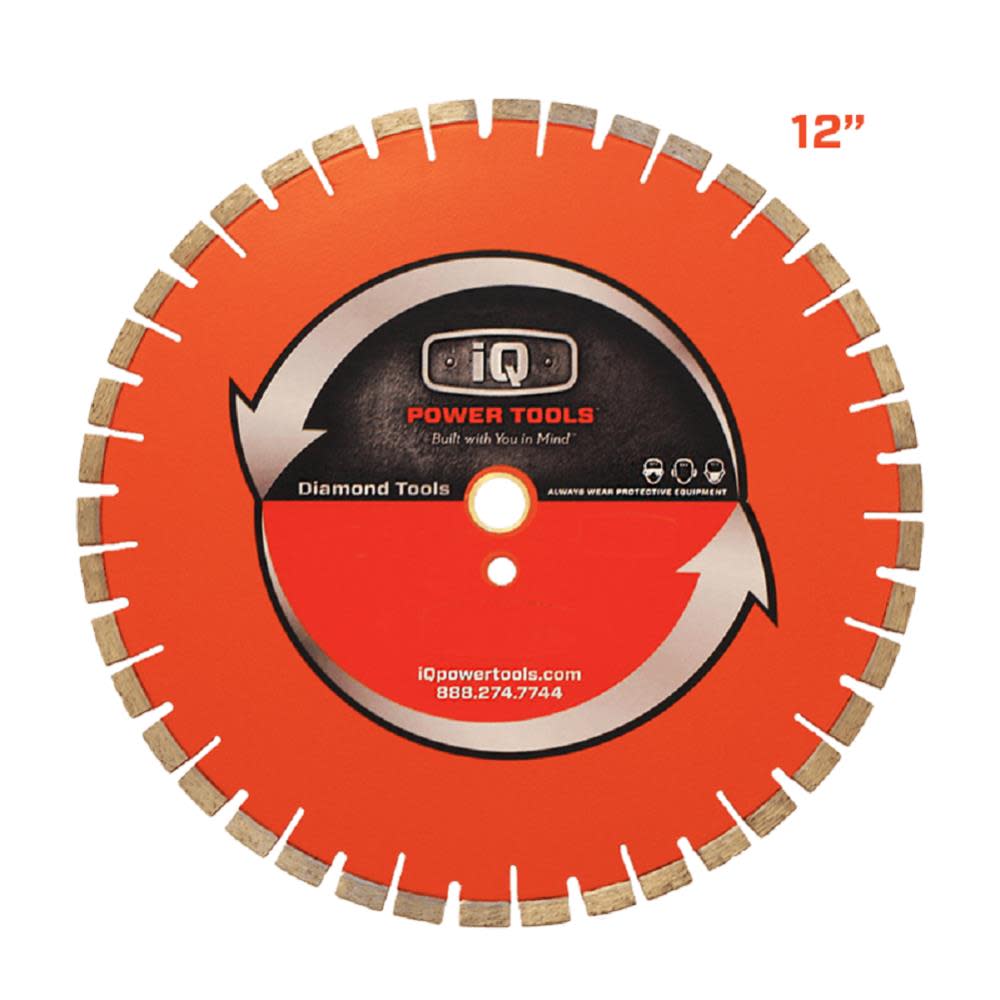 iQ Power Tools 12 In. Platinum Segmented Blade - Ascmtools