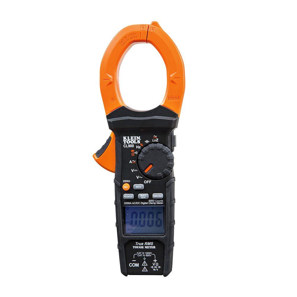 Klein Tools 2000A Digital Clamp Meter - Ascmtools