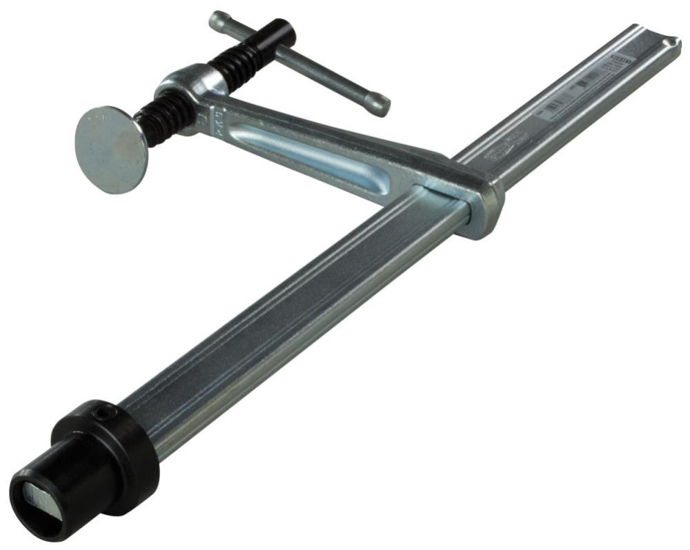 Bessey Welding Table Clamp 12″ Capacity 4.75″ Throat Depth T Bar STD Pad for 28 mm Matrix Tables - Ascmtools
